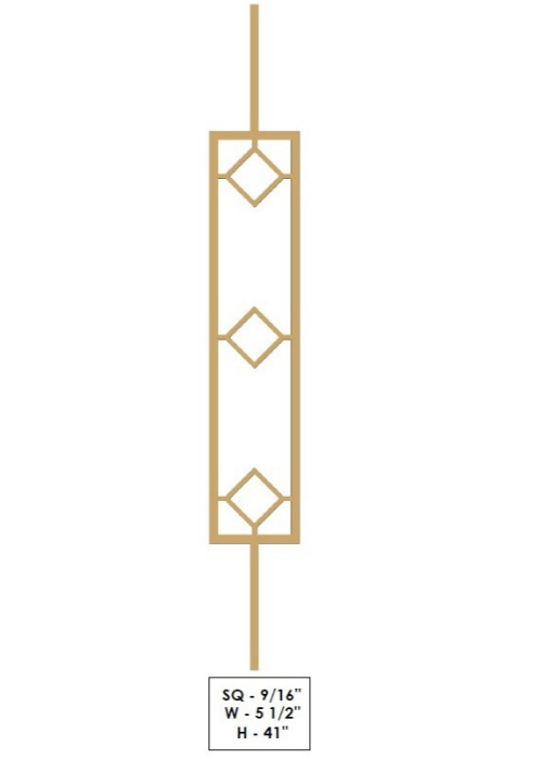 Brass Baluster – BB3