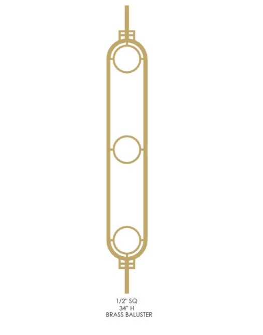 Brass Baluster – BB1