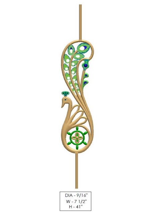 Brass Baluster – BB5